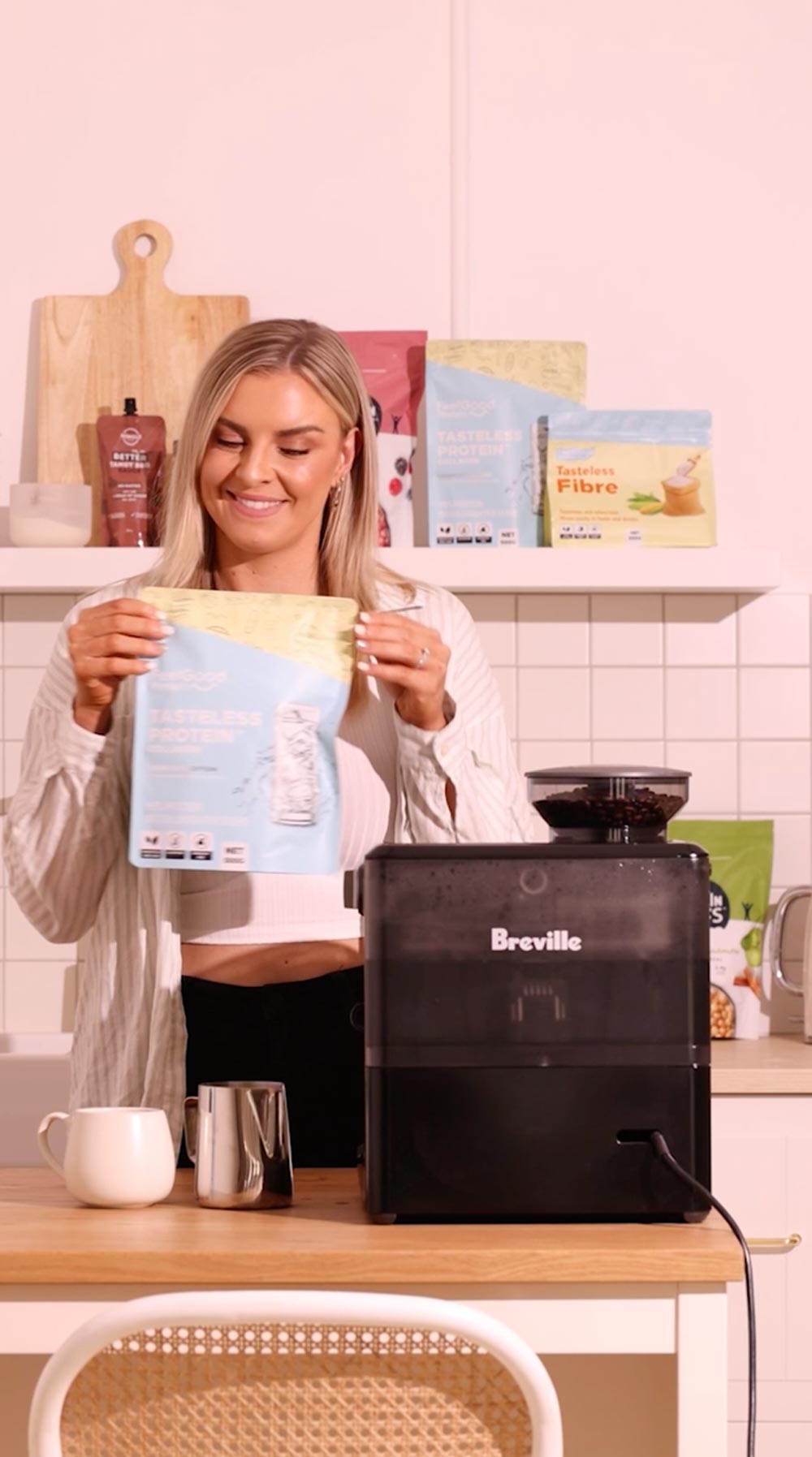 Load video: Daily Routine with Tasteless Protein and feel good protein