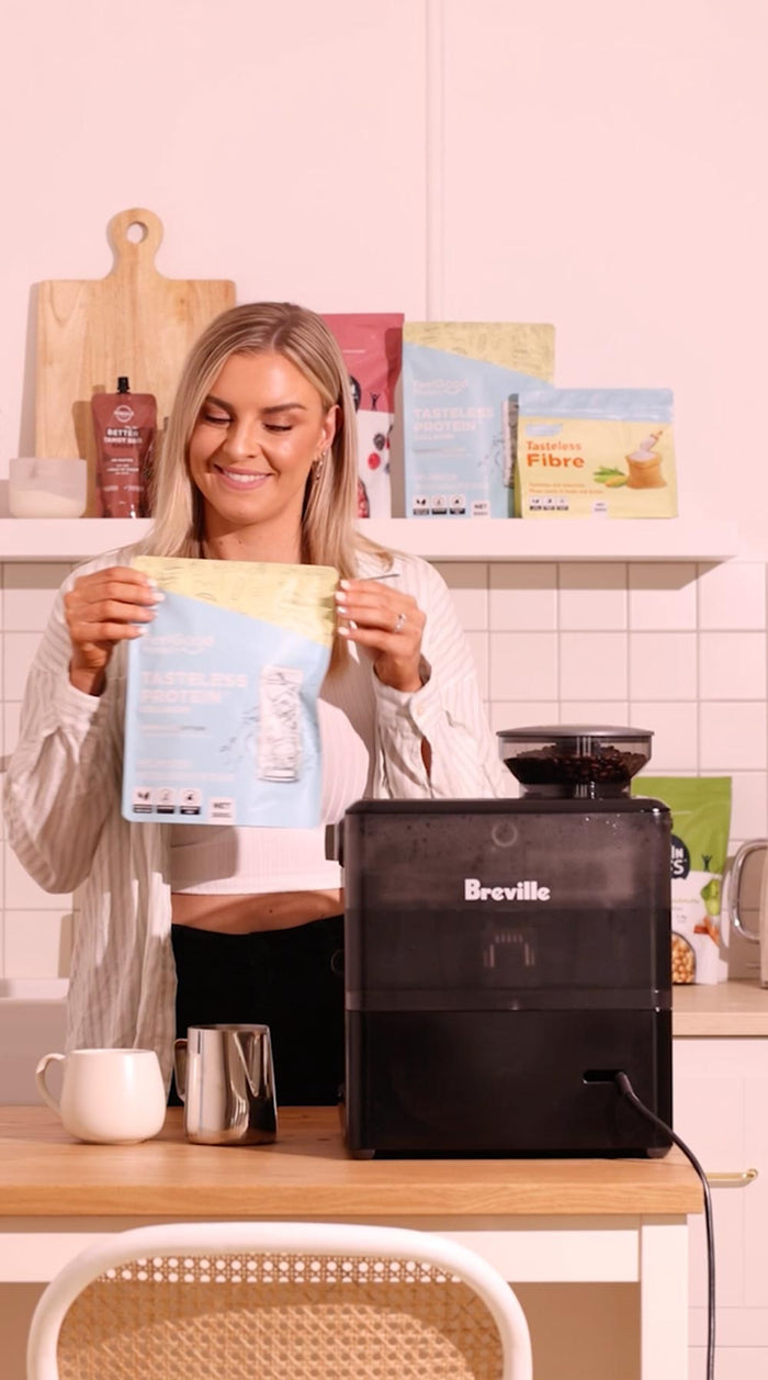 Load video: Daily Routine with Tasteless Protein and feel good protein